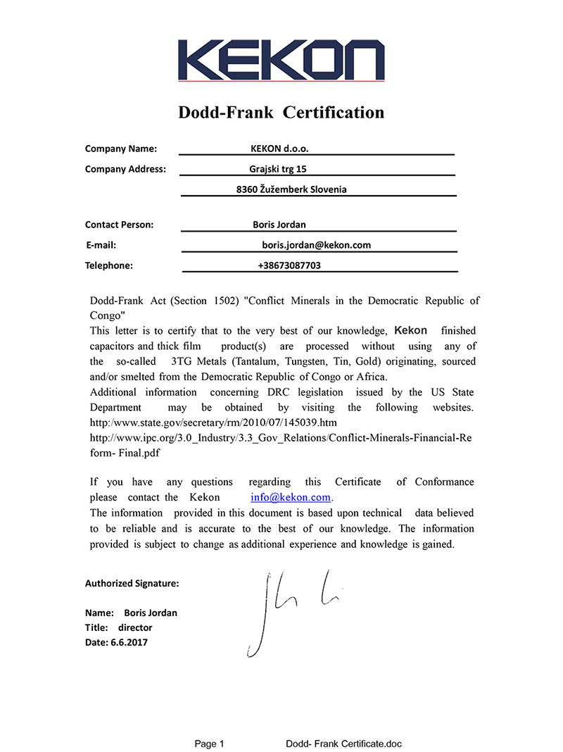certifikat